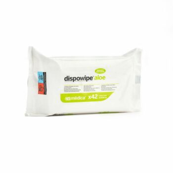 Lingette humide avec lotion non savonneuse Aloé Véra