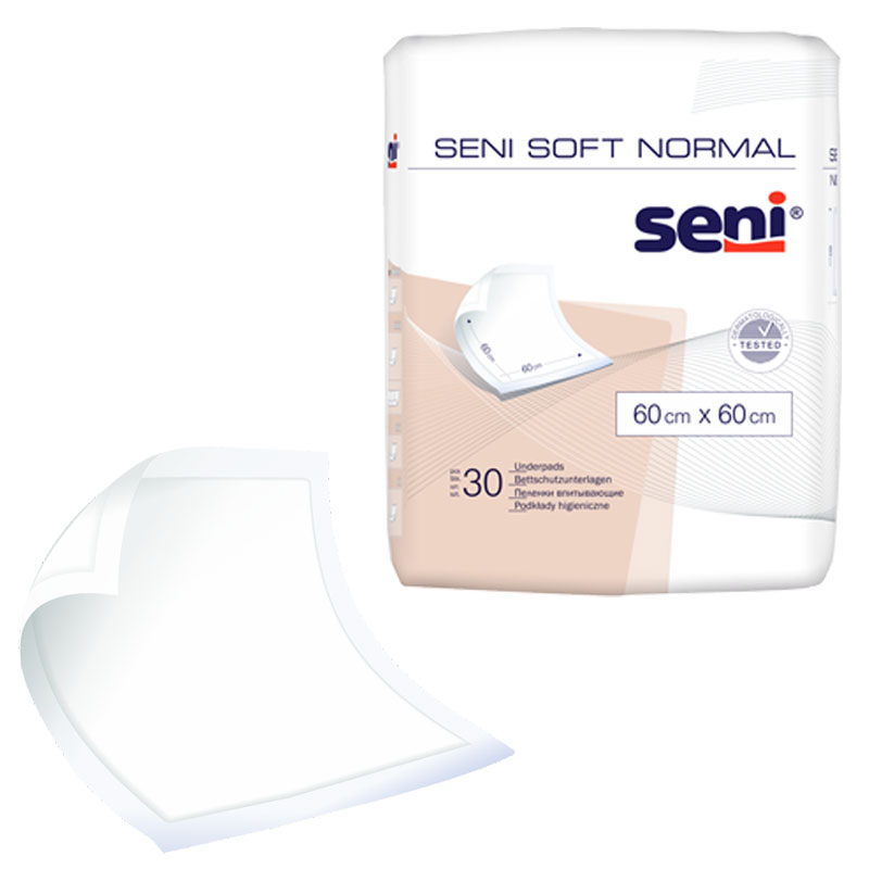 SENI SOFT NORMAL 40x60 underpads - Box of 240 – Image 2