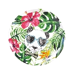 Assiette décor fun antidérapante en mélamine – Image 4