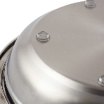 Assiette inox à rebord haut antidérapante – Image 4