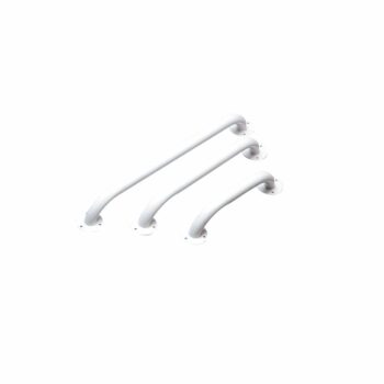 Barre d'appui acier époxy blanc