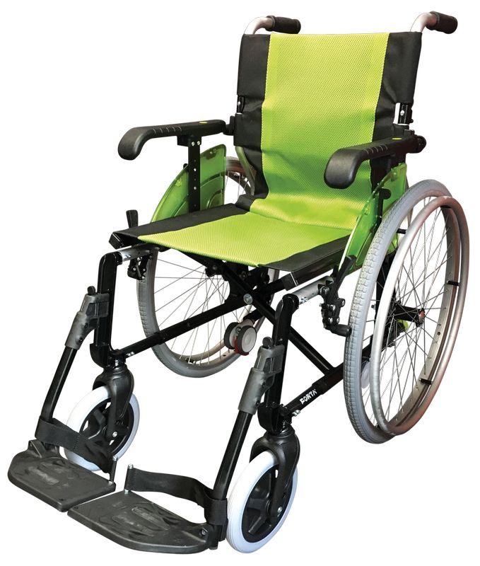 Fauteuil roulant Giro avec freins tierce-personne – Image 2