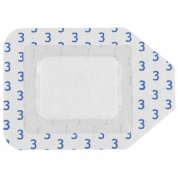 Film transparent avec compresse stérile