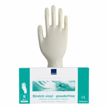 Gant d'examen stretch lisse en vinyle non poudré