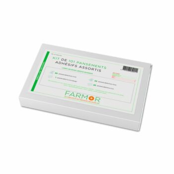 Kit 101 pansements panachés en non-tissé