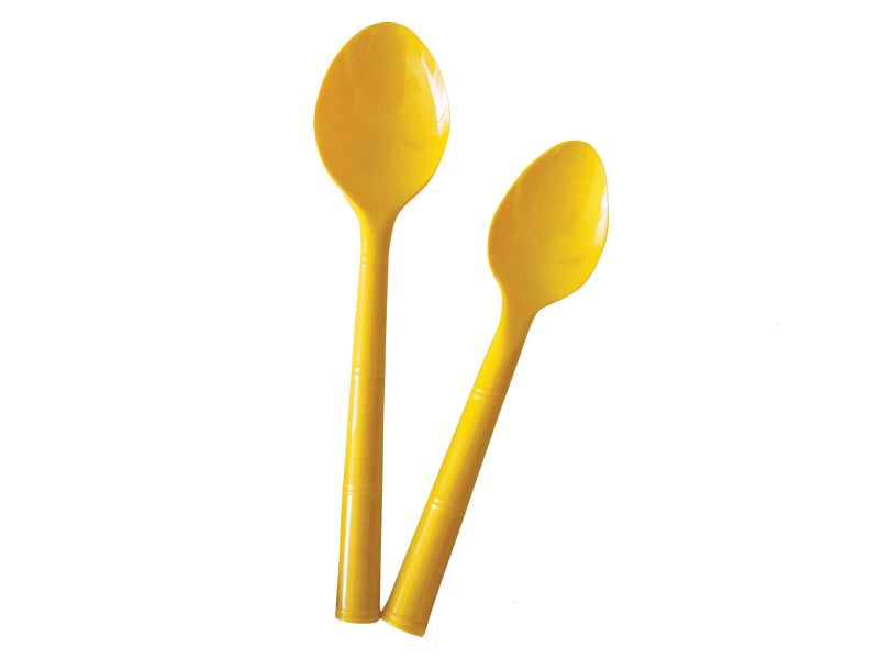 Lot de 12 cuillères plastiques