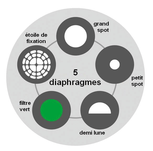 Luxascope led ophthalmoscope 2.5v black – Image 2