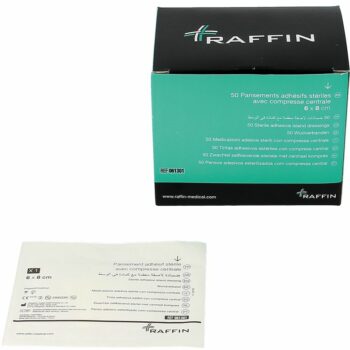 Pansement adhésif avec compresse centrale ST Raffin