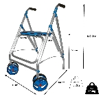 Rollator 2 roues pivotantes Ara-D – Image 8