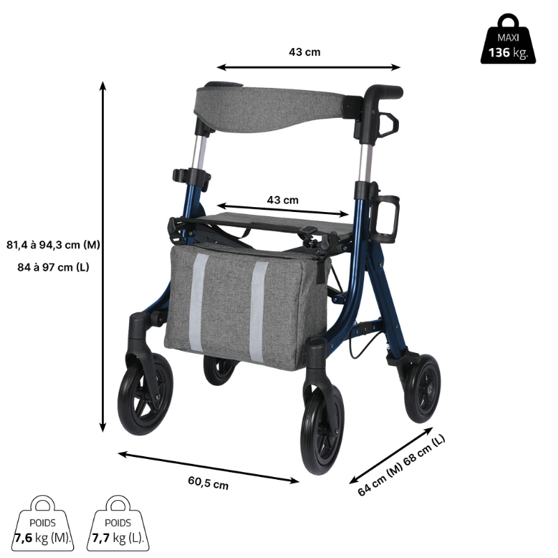 Rollator pliant Neo Light – Image 4