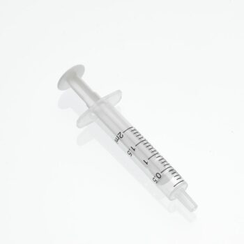 Seringue 2 pièces avec luer excentré